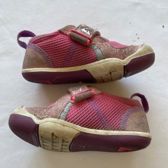 Plae Ty Pink Silver Sneaker size 6.5 - Picture 4 of 8